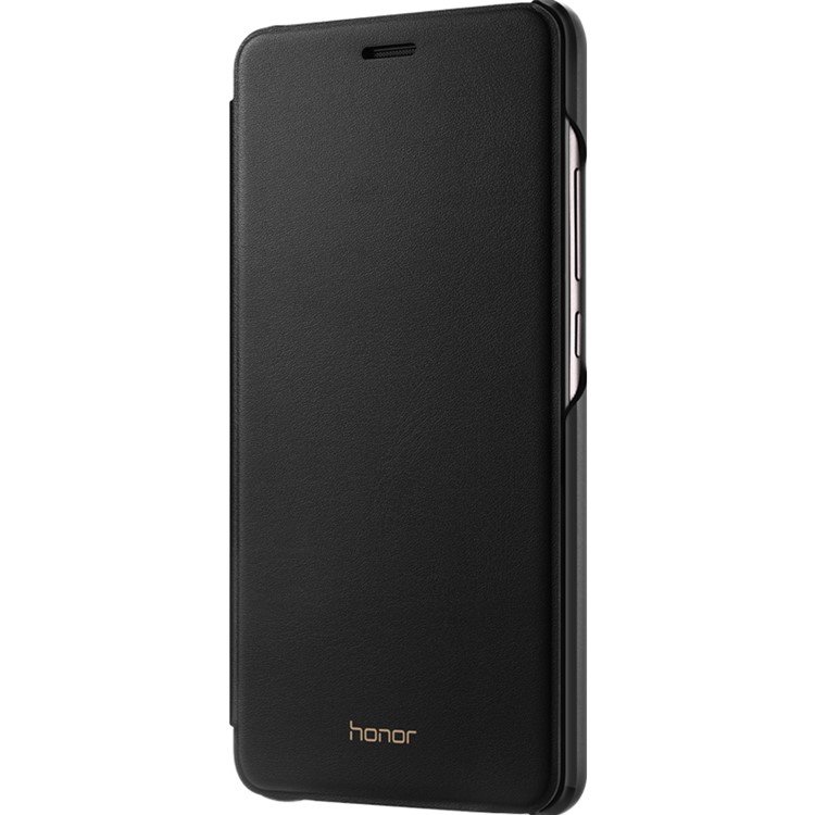 HUAWEI Business Style Classic Ultra-thin Leather Flip Mobile Case for Huawei Honor 5c / GT3 - Black-3