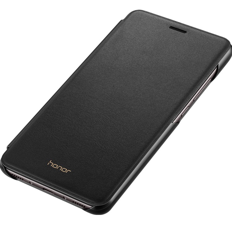 HUAWEI Business Style Classic Ultra-thin Leather Flip Mobile Case for Huawei Honor 5c / GT3 - Black-5