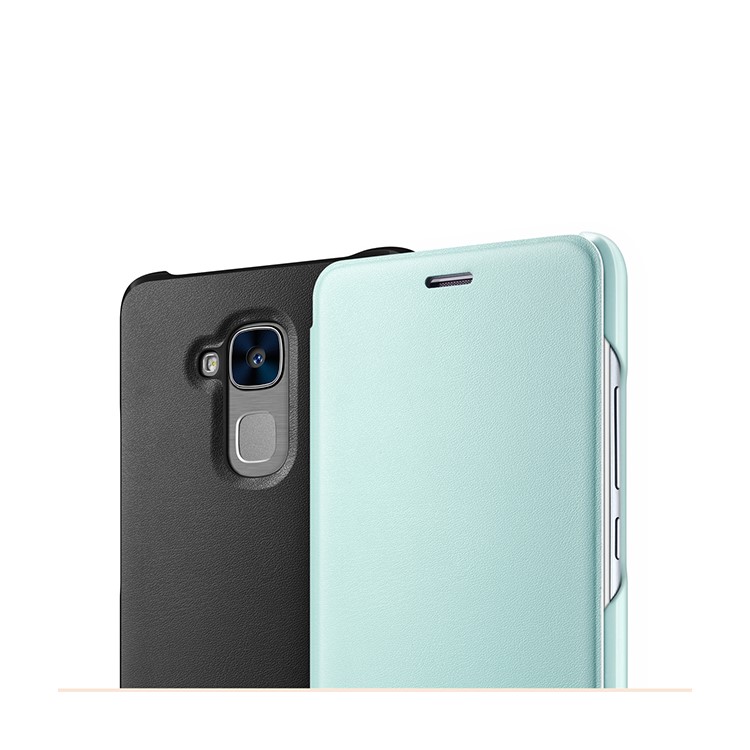 HUAWEI Business Style Classic Ultra-thin Leather Flip Mobile Case for Huawei Honor 5c / GT3 - Black-7