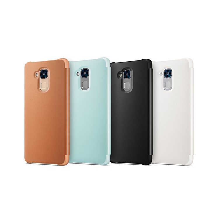 HUAWEI Business Style Classic Ultra-thin Leather Flip Mobile Case for Huawei Honor 5c / GT3 - Black-9