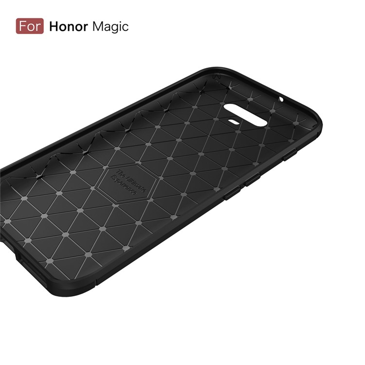 Carbon Fibre Brushed TPU Case for Huawei Honor Magic - Black-7