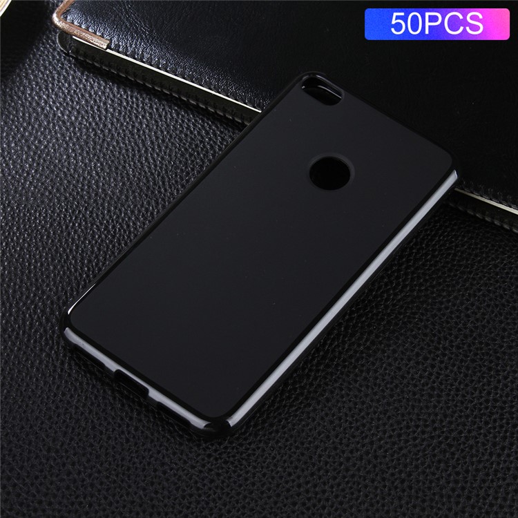 Frosted Anti-fingerprint TPU Cell Phone Case for Huawei P8 Lite (2017) / Honor 8 Lite - Black-1