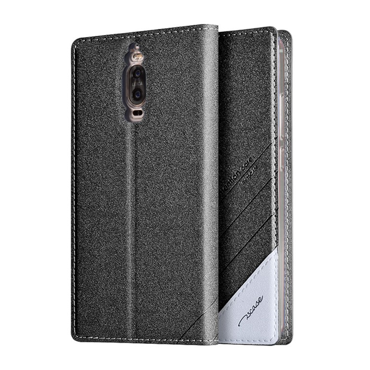TSCASE Trajectory Flip Stand Leather Case for Huawei Mate 9 Pro / Mate 9 Porsche Design - Grey-2