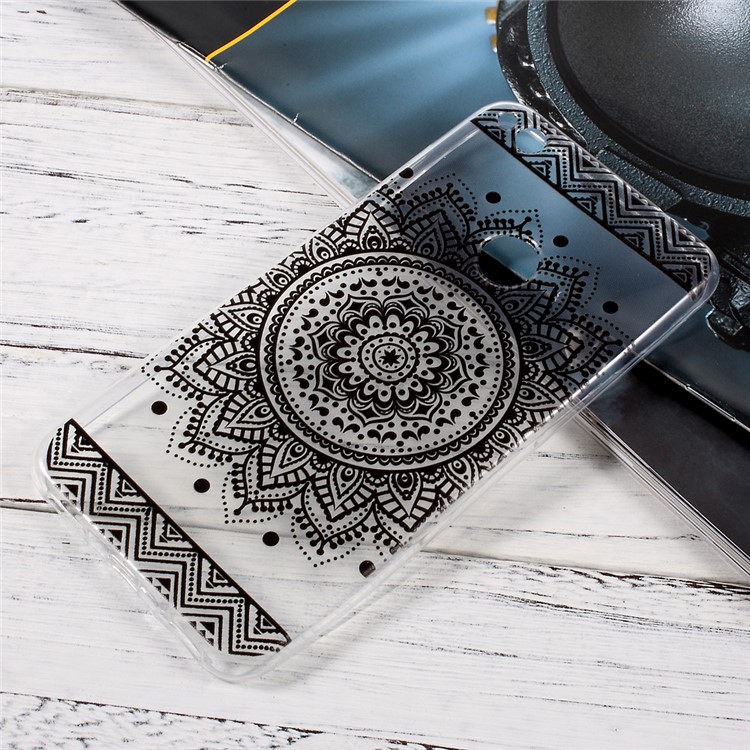 Ultra mince cas TPU téléphone mobile pour Huawei P8 Lite (2017) / honneur 8 Lite - motif de mandala-1