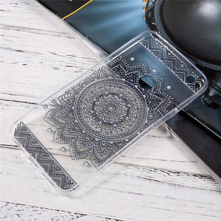 Ultra mince cas TPU téléphone mobile pour Huawei P8 Lite (2017) / honneur 8 Lite - motif de mandala-2
