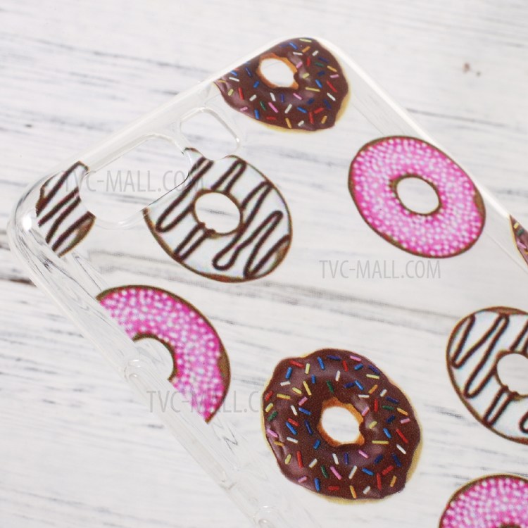 Ultra Thin Pattern Printing TPU Soft Case for Huawei P10 - Doughnuts-5