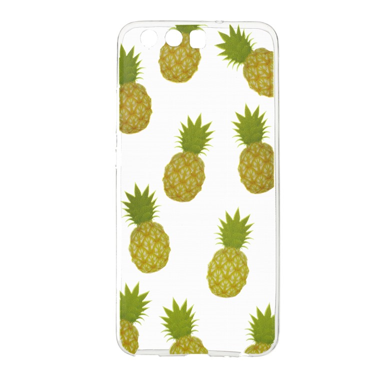 Ultra fino modelado TPU TPU caso Voltar para Huawei P10 - Abacaxi-1