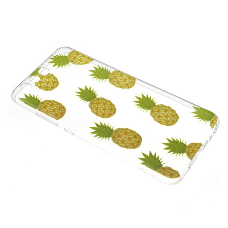 Ultra fino modelado TPU TPU caso Voltar para Huawei P10 - Abacaxi-2