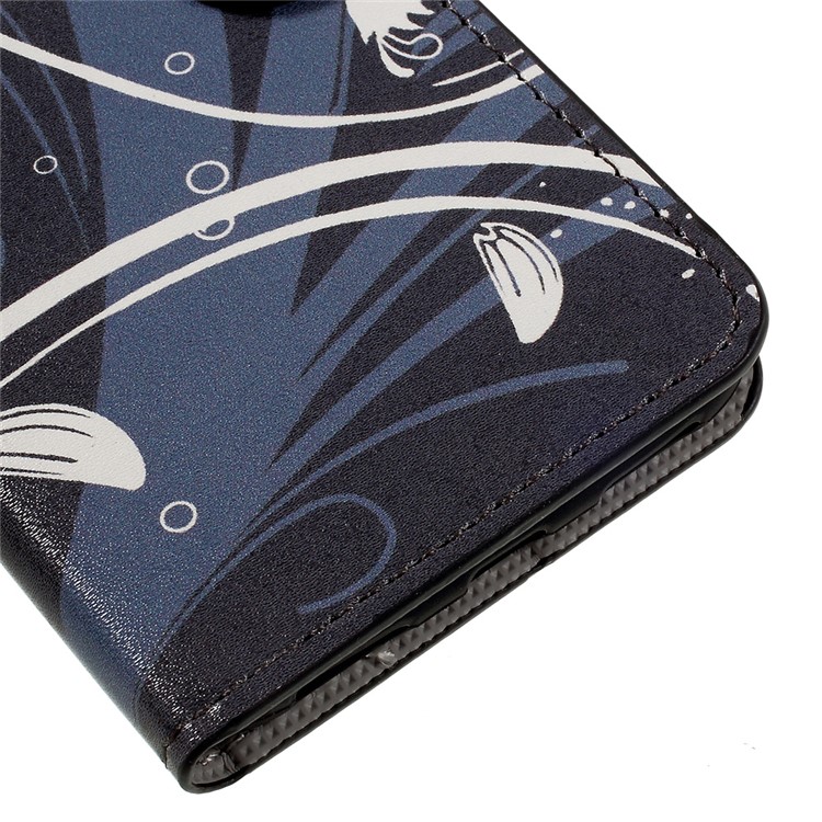 Patterned Wallet Leather Phone Case for Huawei P8 Lite (2017)/Honor 8 Lite - Butterfly Flower-7