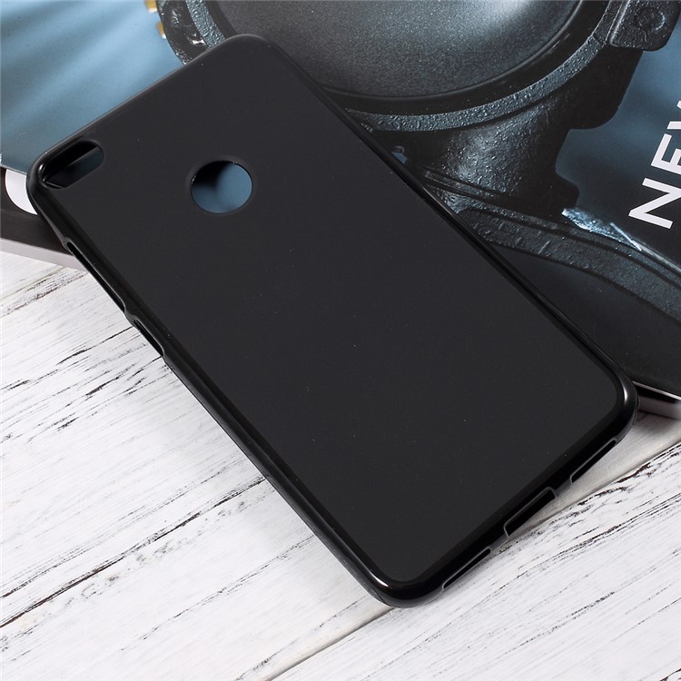 Matte TPU Cell Phone Case for Huawei P8 Lite (2017) / Honor 8 Lite - Black-5