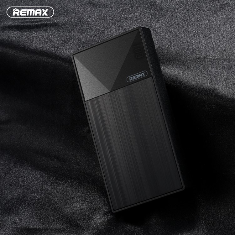 REMAX Thoway 10000mAh Dual USB Mobile Power Bank for iPhone iPad Samsung - Black-3