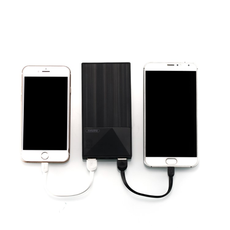 REMAX Thoway 10000mAh Dual USB Mobile Power Bank for iPhone iPad Samsung - Black-5