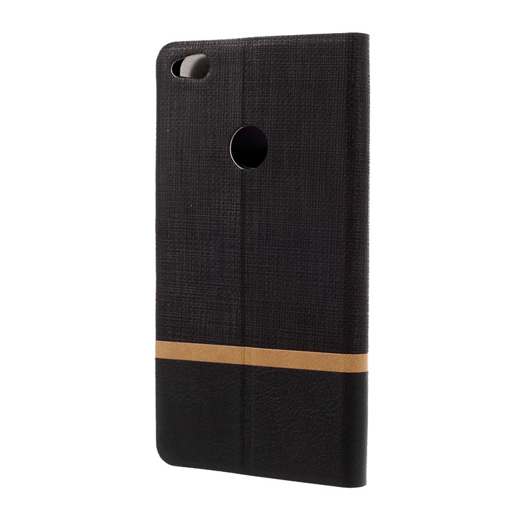 Cross Pattern Leather Card Holder Case for Huawei P8 Lite (2017) / Honor 8 Lite - Black-2