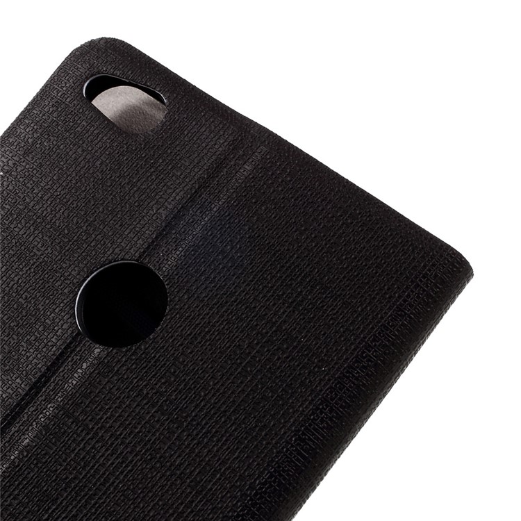 Cross Pattern Leather Card Holder Case for Huawei P8 Lite (2017) / Honor 8 Lite - Black-8