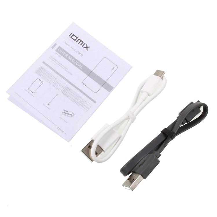IDMIX Q10 10000mAh Quick Charge 3.0 Dual USB Power Bank with Type-C Port - Black-9