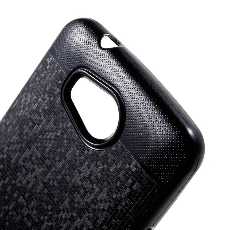 Woven Pattern TPU Case for Huawei Y3II / Y3 II - Black-5