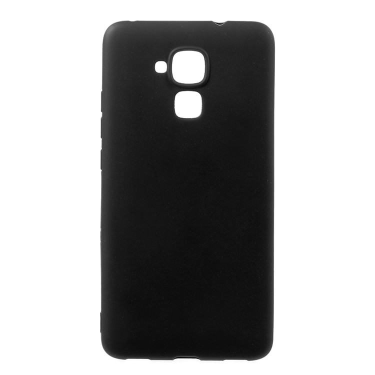 Solid Color Ultra Thin Matte Gel TPU Case for Huawei Honor 5c/GT3/Honor 7 Lite - Black-1