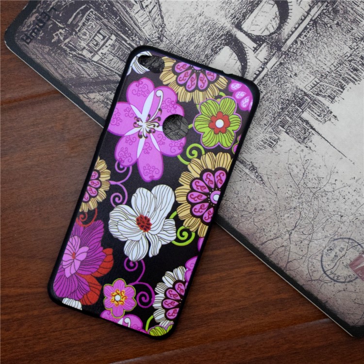 Funda de gel de TPU con motivos para Huawei P8 Lite (2017) / Honor 8 Lite - Flores vivas-7
