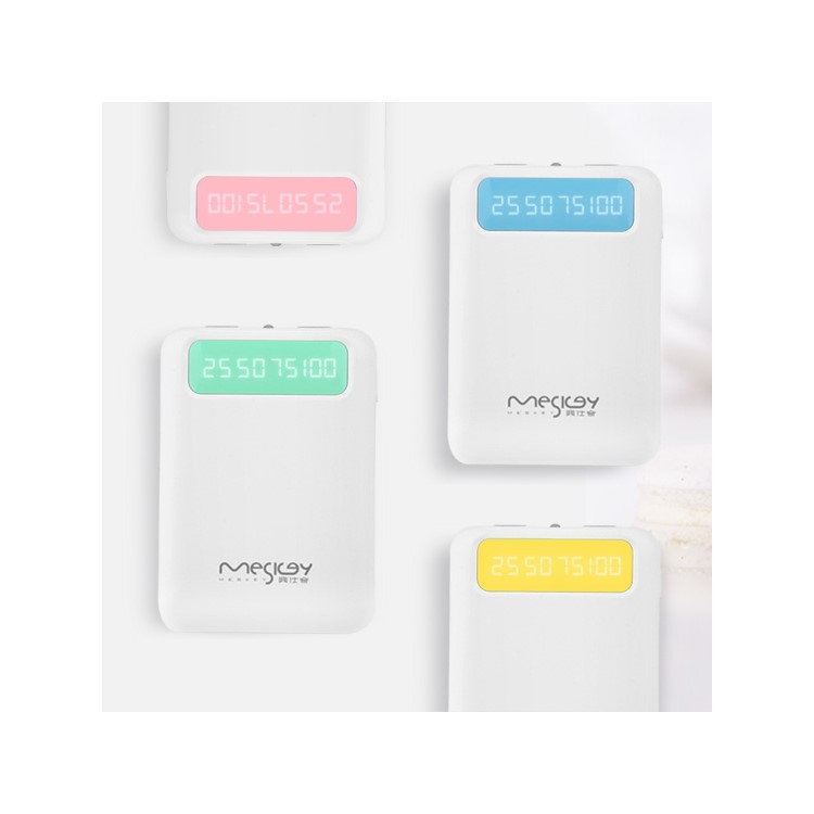 MESKEY MS-P10 10800mAh Dual USB Portable Power Bank with LCD Digital Display - Pink-9