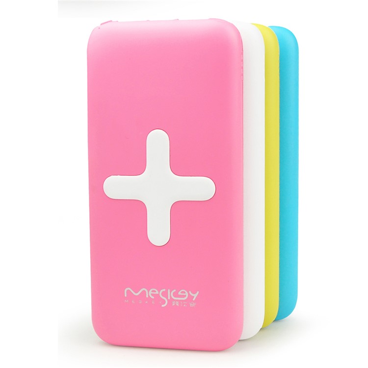 MESKEY MS-P101 Plus Symbol Thin Power Bank 10000mAh Mobile Power for iPhone 7, Samsung S8 - Pink-12