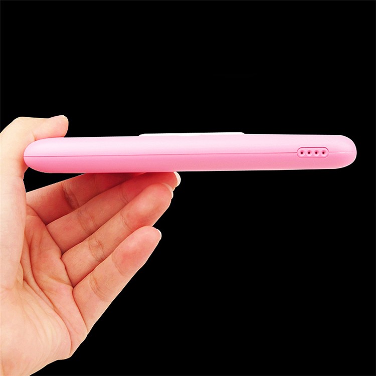 MESKEY MS-P101 Plus Symbol Thin Power Bank 10000mAh Mobile Power for iPhone 7, Samsung S8 - Pink-3