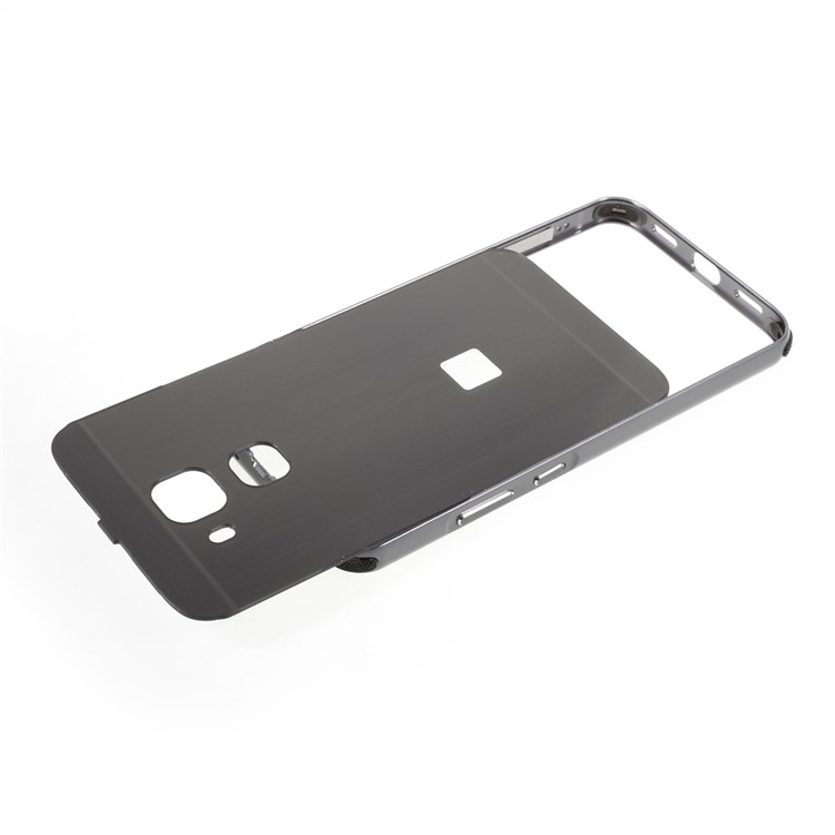 Aluminum Alloy Frame + Brushed PC Back Phone Case for Huawei Nova Plus / G9 Plus / Maimang 5 - Black-4