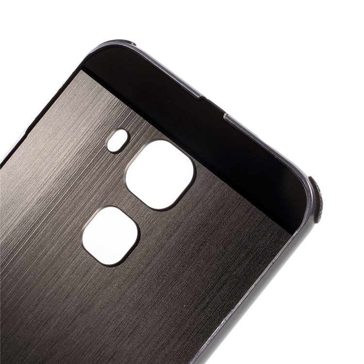 Aluminum Alloy Frame + Brushed PC Back Phone Case for Huawei Nova Plus / G9 Plus / Maimang 5 - Black-6