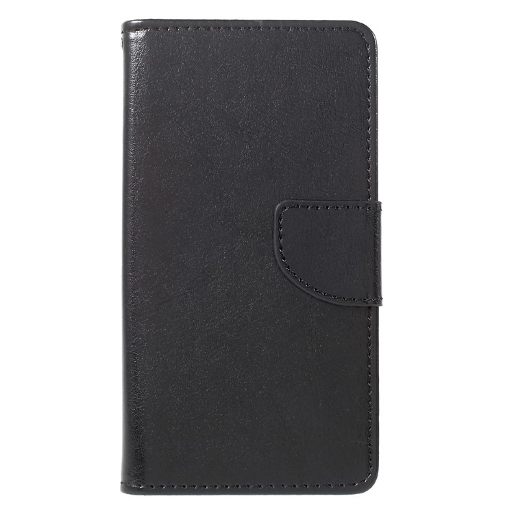 Crazy Horse Wallet Leather Protection Case for Huawei P8 Lite (2017)/Honor 8 Lite - Black-2