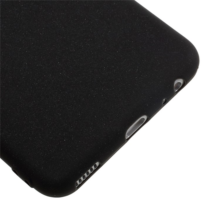Solid Color Ultra Thin Frosted TPU Phone Case for Huawei P10 - Black-3