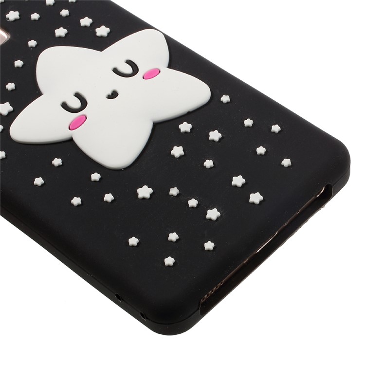 3D Pattern Luminous Silicone Protection Phone Cases for Huawei P9 - Starry Sky-5