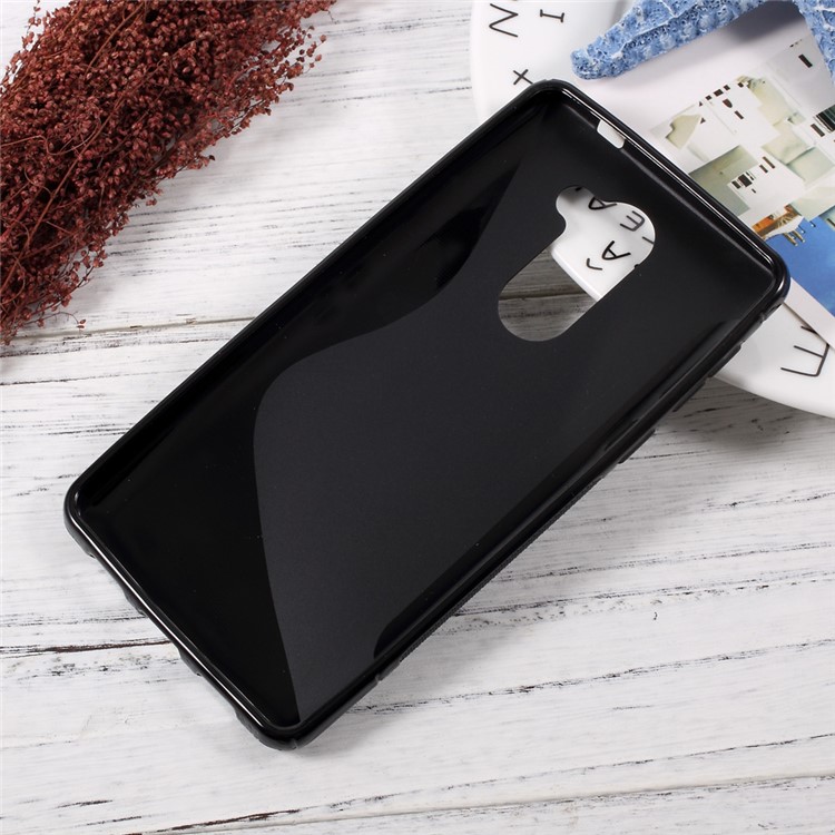 S-line Pattern TPU Protection Phone Case for Huawei Honor 6x (2016) - Black-2