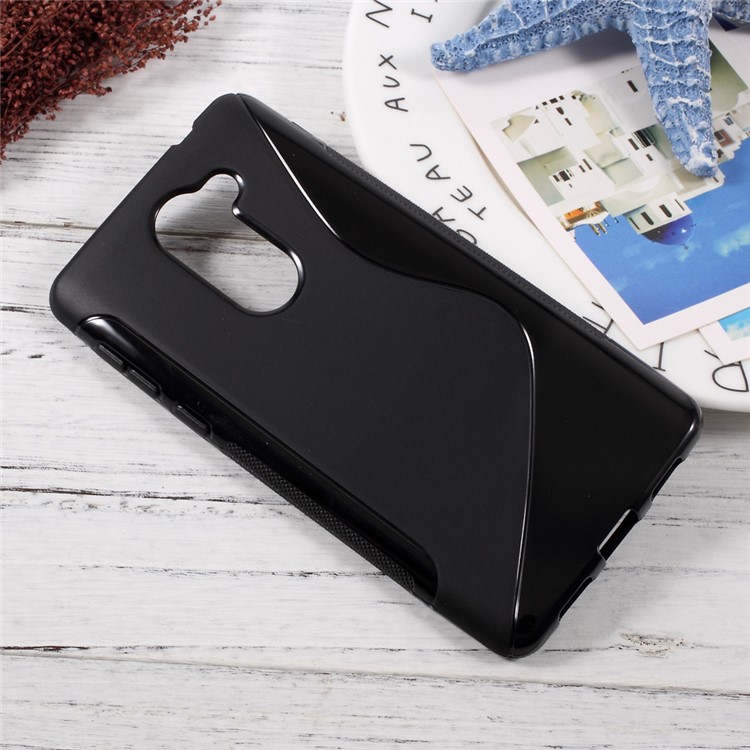 S-line Pattern TPU Protection Phone Case for Huawei Honor 6x (2016) - Black-3
