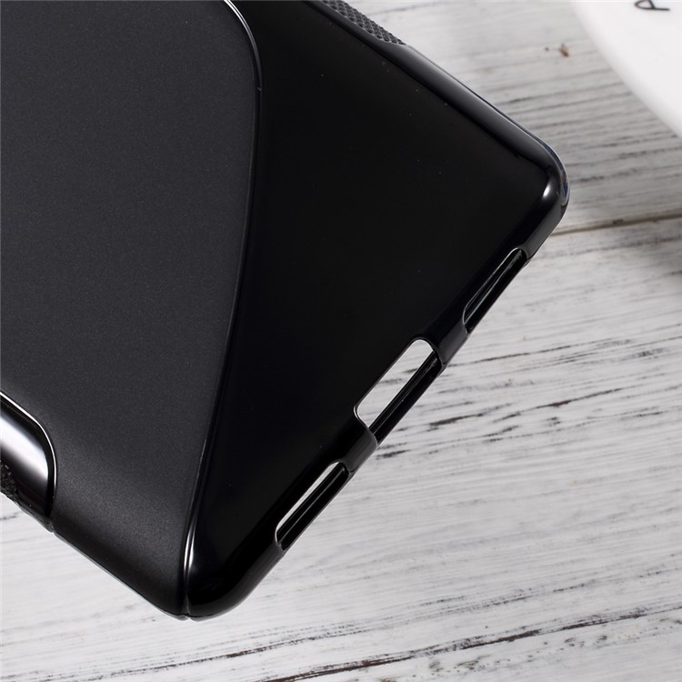 S-line Pattern TPU Protection Phone Case for Huawei Honor 6x (2016) - Black-5