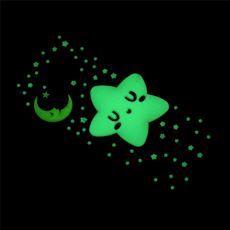 3D Pattern Luminous Silicone Phone Cases for Huawei Ascend P8 - Starry Sky-5