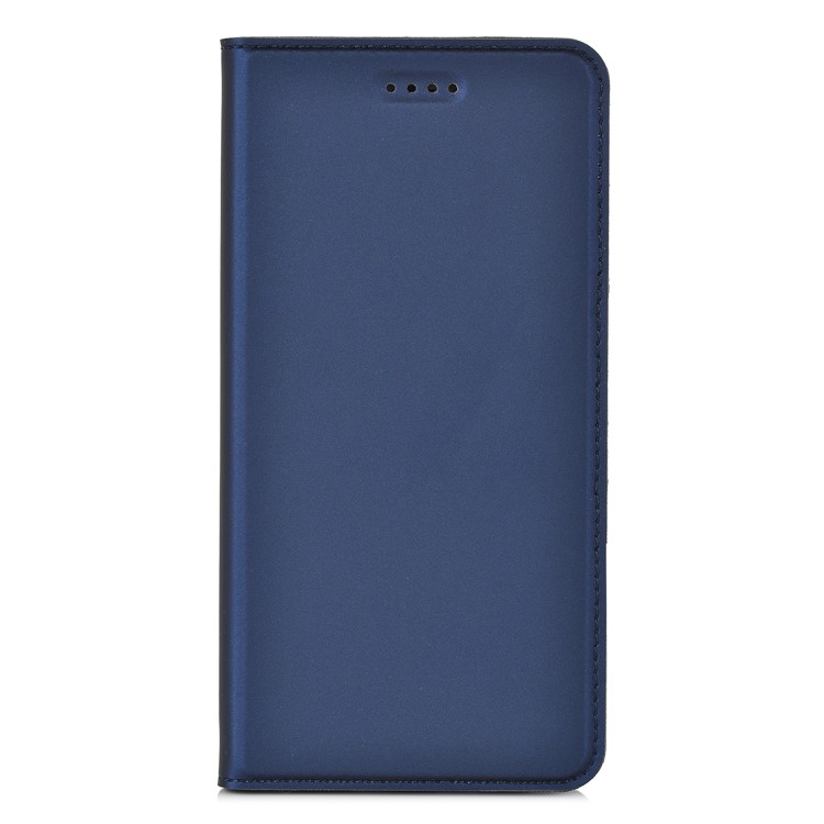 Full Protection PU Leather Card Holder Stand Cover for Huawei P8 Lite (2017) / Honor 8 Lite - Dark Blue-5