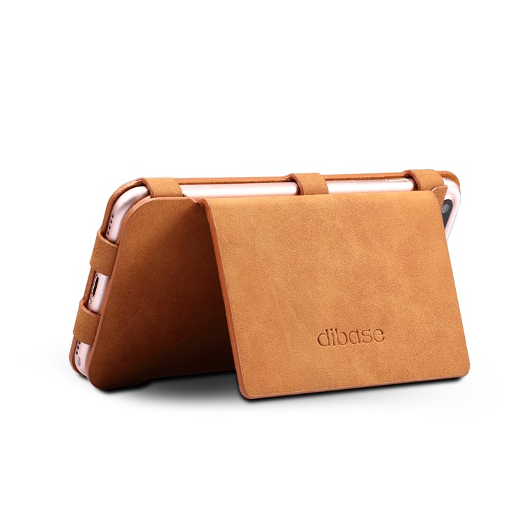 DIBASE Multifunctional Detachable 2-in-1 Wallet Mobile Phone Case Shell for Huawei P10 Plus - Brown-4