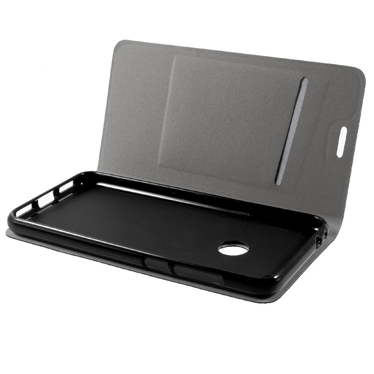 Cross Pattern Leather Card Holder Case for Huawei P9 Lite (2017) - Black-9