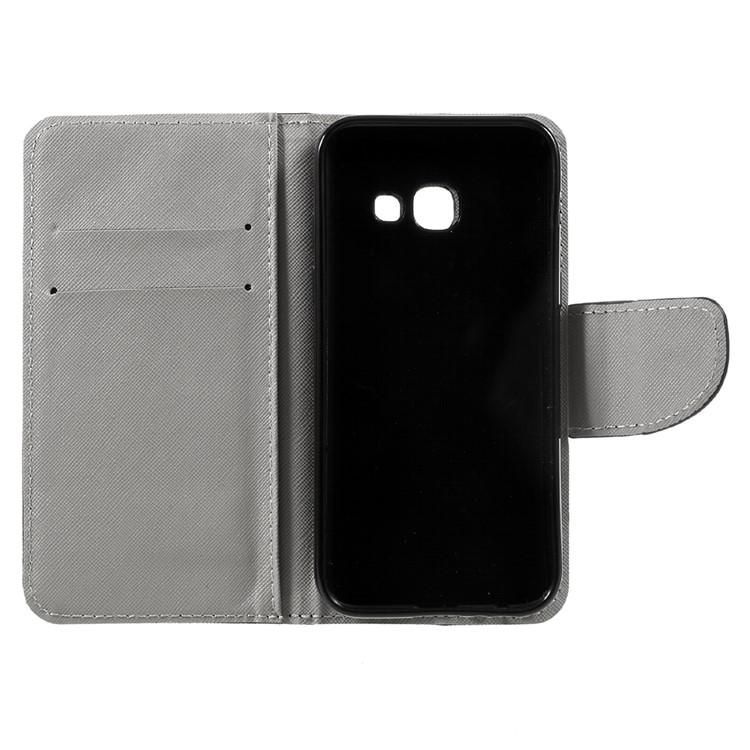 Patterned Wallet Stand Leather Cell Phone Case for Samsung A3 (2017) - Keep Calm And Visit-11