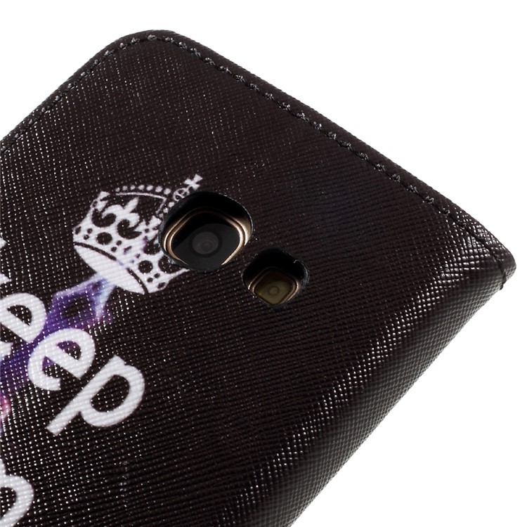 Patterned Wallet Stand Leather Cell Phone Case for Samsung A3 (2017) - Keep Calm And Visit-8