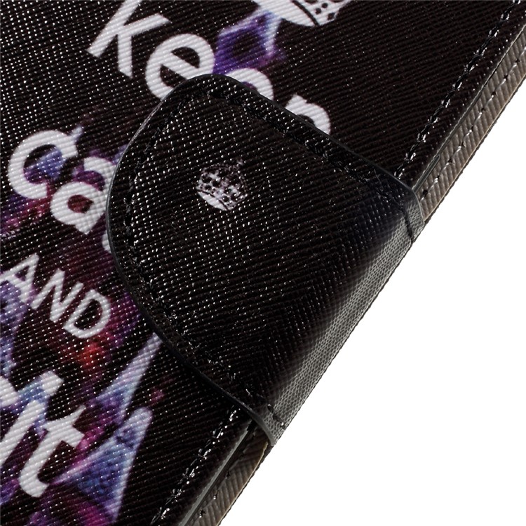 Patterned Wallet Stand Leather Cell Phone Case for Samsung A3 (2017) - Keep Calm And Visit-9