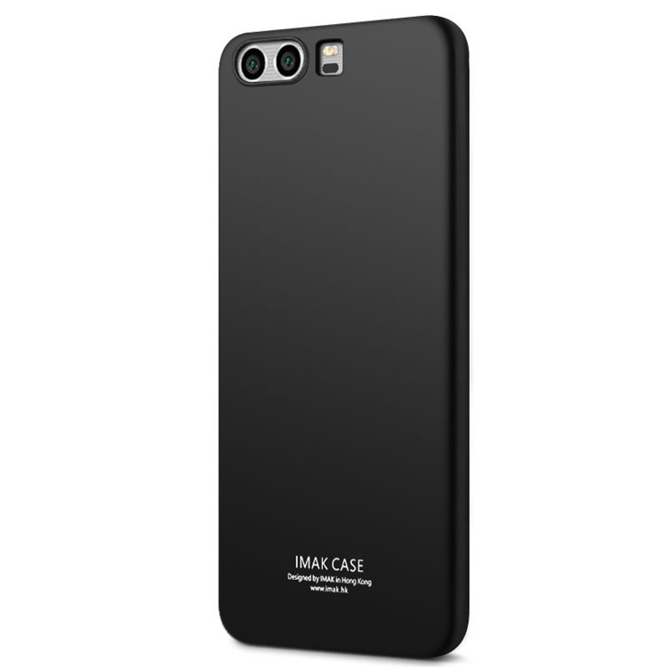 IMAK TPU Back Case with Anti-explosion Soft Screen Film for Huawei P10 - Metal Black-4