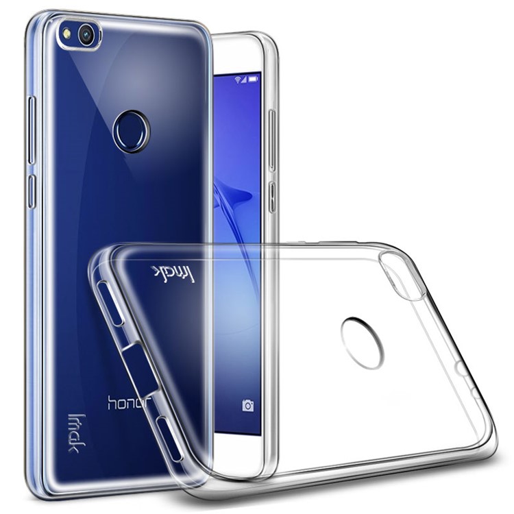 IMAK Stealth Clear Soft Case TPU Cover for Huawei P8 Lite (2017) / Honor 8 Lite + Screen Protector Film-2