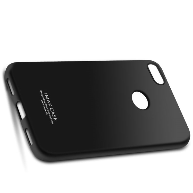 IMAK TPU Back Case with Anti-explosion Screen Film for Huawei P8 Lite (2017) / Honor 8 Lite - Metal Black-3