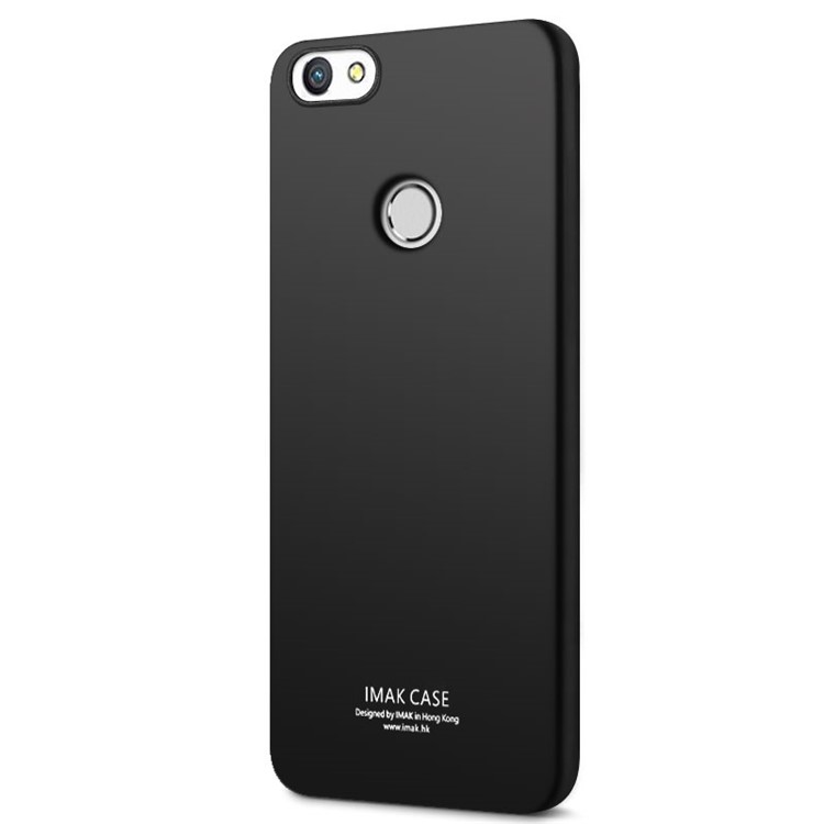 IMAK TPU Back Case with Anti-explosion Screen Film for Huawei P8 Lite (2017) / Honor 8 Lite - Metal Black-4