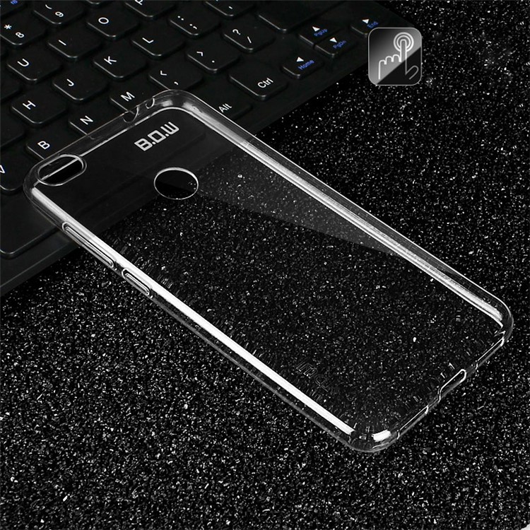 IMAK Clear TPU Back Cover with Soft Screen Film for Huawei P8 Lite (2017) / Honor 8 Lite - Transparent-10