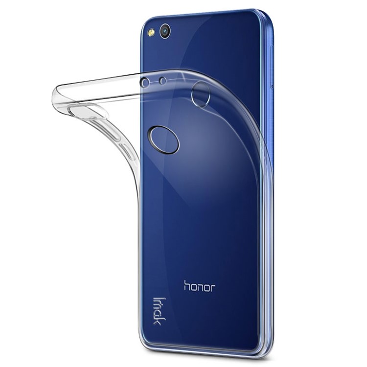 IMAK Clear TPU Back Cover with Soft Screen Film for Huawei P8 Lite (2017) / Honor 8 Lite - Transparent-3
