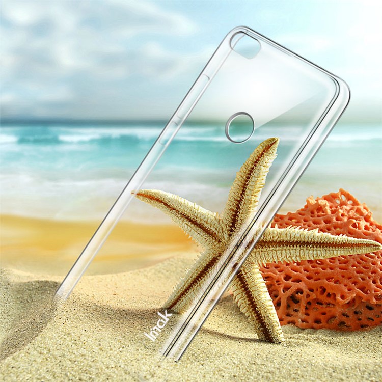 IMAK Crystal Clear Case II for Huawei P8 Lite (2017) / Honor 8 Lite Scratch-proof PC Back Cover-2