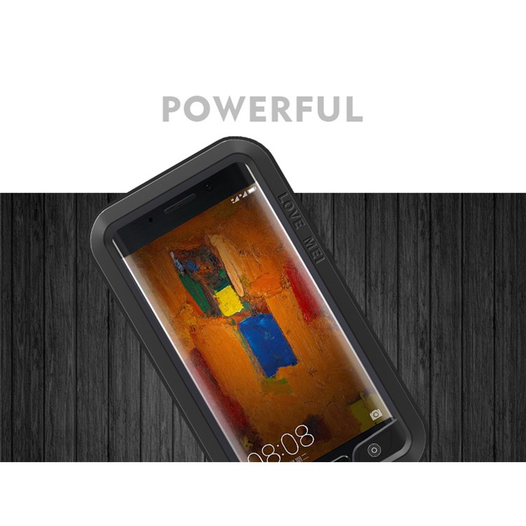 LOVE MEI Powerful Shockproof Drop-proof Dust-proof Phone Case for Huawei Mate 9 Pro/Mate 9 Porsche Design - Black-11