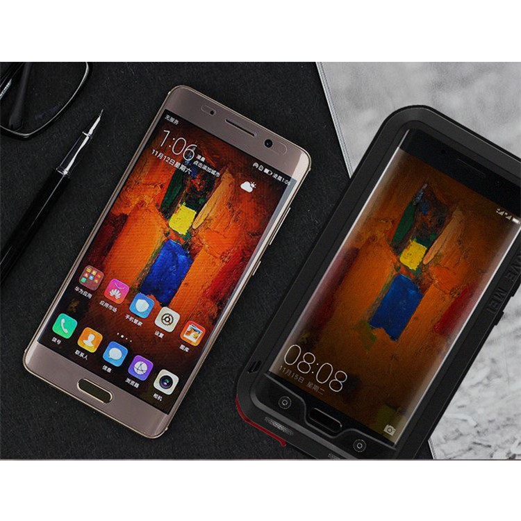 LOVE MEI Powerful Shockproof Drop-proof Dust-proof Phone Case for Huawei Mate 9 Pro/Mate 9 Porsche Design - Black-13