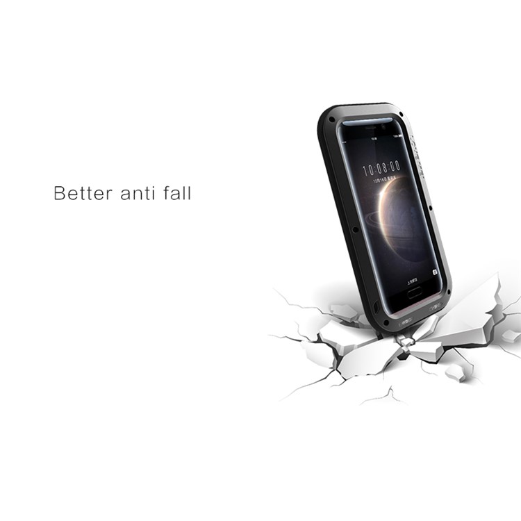 LOVE MEI Powerful Drop-proof Dust-proof Shockproof Moilbe Case for Huawei Honor Magic - Black-5